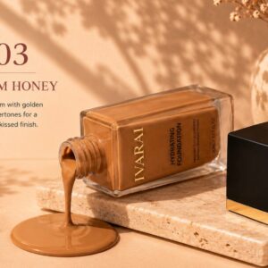 IVARAI Hydrating Foundation
Shade: 03 Warm Honey