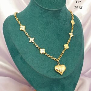 18k gold Necklace 
14.2g• 17”