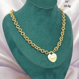 18k gold Necklace 
20.8g• 16”